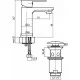 Смеситель для раковины Valvex TUBE 2454810