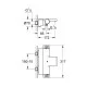 Термостатический смеситель для ванны Grohe Grohtherm 2000 34464001