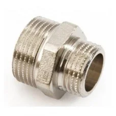 Ніпель General Fittings латунний хромований 1/2"х1" ПН 260003C100400H