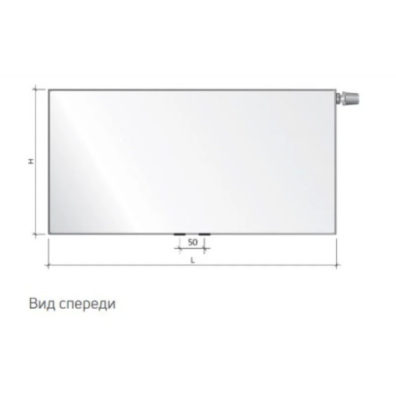 Стальной радиатор Purmo Plan Ventil Compact M 11 тип 500х500 мм
