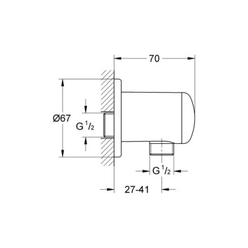 Шлангове підключення Grohe Relexa 28671000