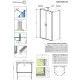 Душевая кабина Radaway NES DWD+2S 1200х2000 10035120-01-01