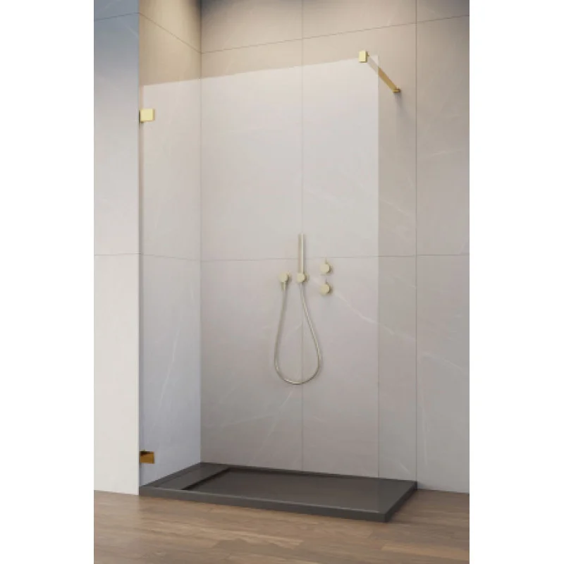 Душова кабіна Radaway Essenza Pro Gold Walk-In 1450х2000 10103145-09-01
