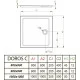 Душовий піддон RADAWAY Doros C 1000х1000х45 SDRC1010-01-64S