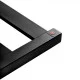 Полотенцесушитель Terma Vivo 910x500 (soft 9005) + DRY скрытый (400 W) E8 WLVOV091050 K S95 E8 DRYM