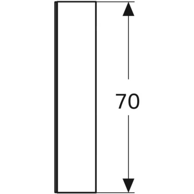 Шафка-дзеркало з підсвічуванням Geberit Option 1200x700x150 мм 500.207.00.1