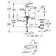 Змішувач для раковини Grohe Eurosmart 23322003
