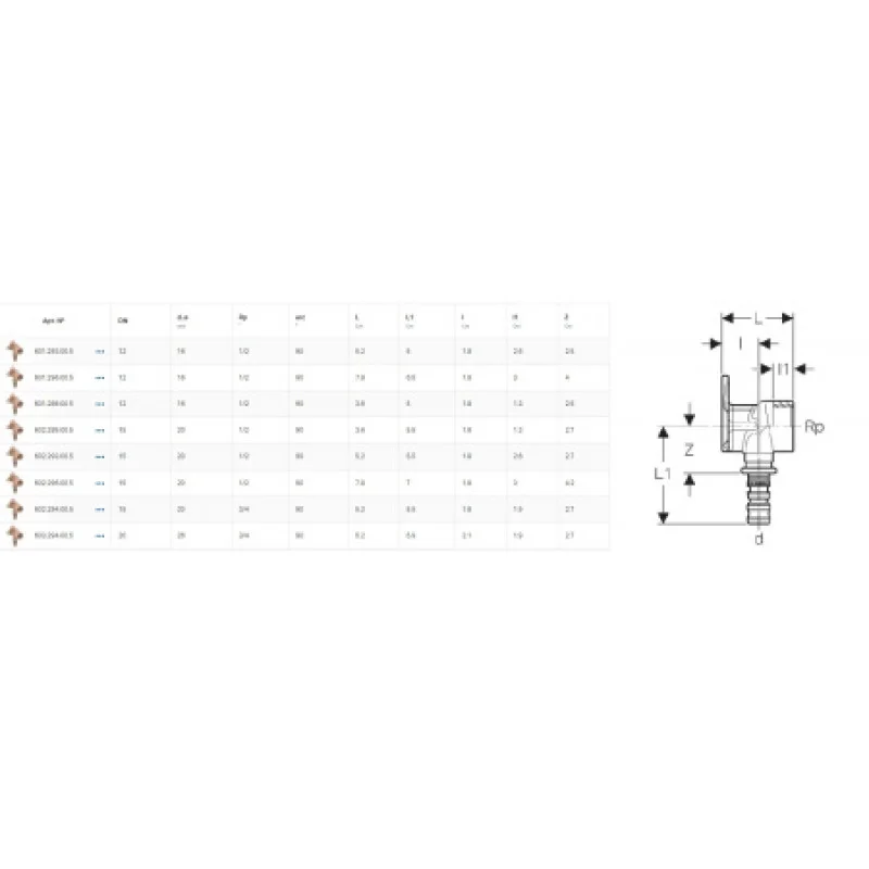 Колено настенное Geberit Mepla 16-1/2 L=7.8см 601.296.00.5