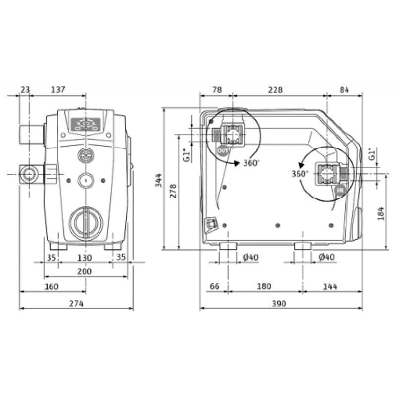 Насос повышения давления Wilo Isar BOOST5-E-3 4243583