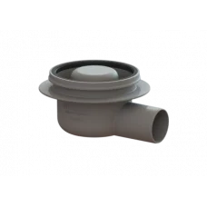 Трап Kessel горизонтальный Classic DN50 с решеткой 107x107 мм 40150-21