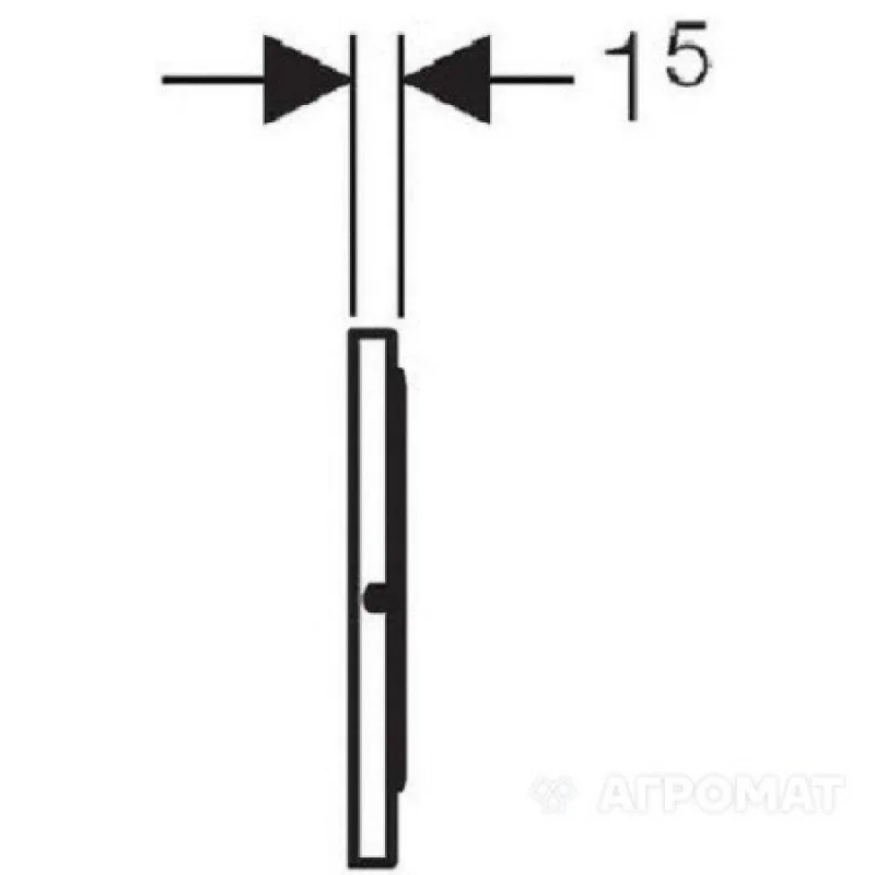 Клавіша змиву Geberit Sigma 10 115.867.SN.6