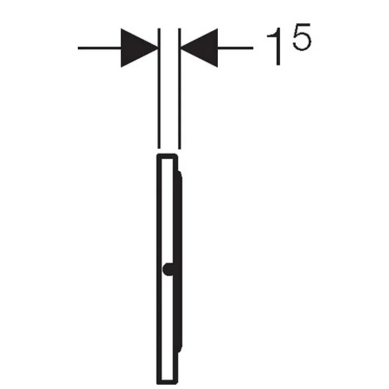 Клавіша змиву Geberit Sigma 10 115.890.SN.6