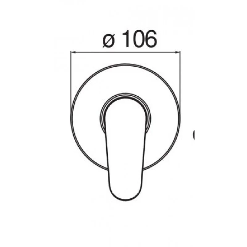 Змішувач для душу Nobili Blues BS101108CR