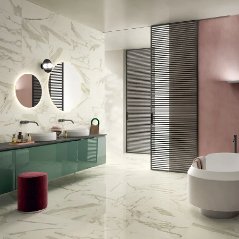 Плитка керамогранитная Bluestyle Elite Calacatta 600x600х9,5мм гладкая/матовая BGWEL00
