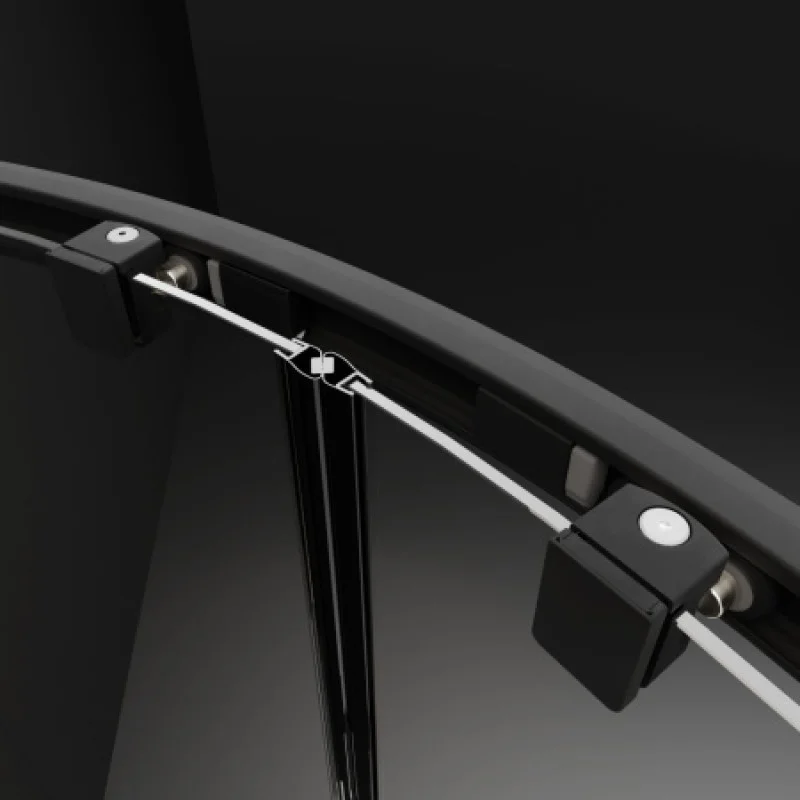Душевые двери RADAWAY Premium Pro Black KDJ 1220x2000 мм 1015120-54-01R