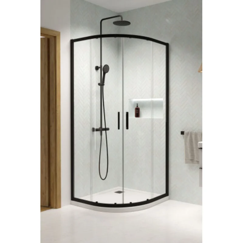 Боковое стекло RADAWAY Premium Pro Black PDD 800x2000 мм 1013700-54-01