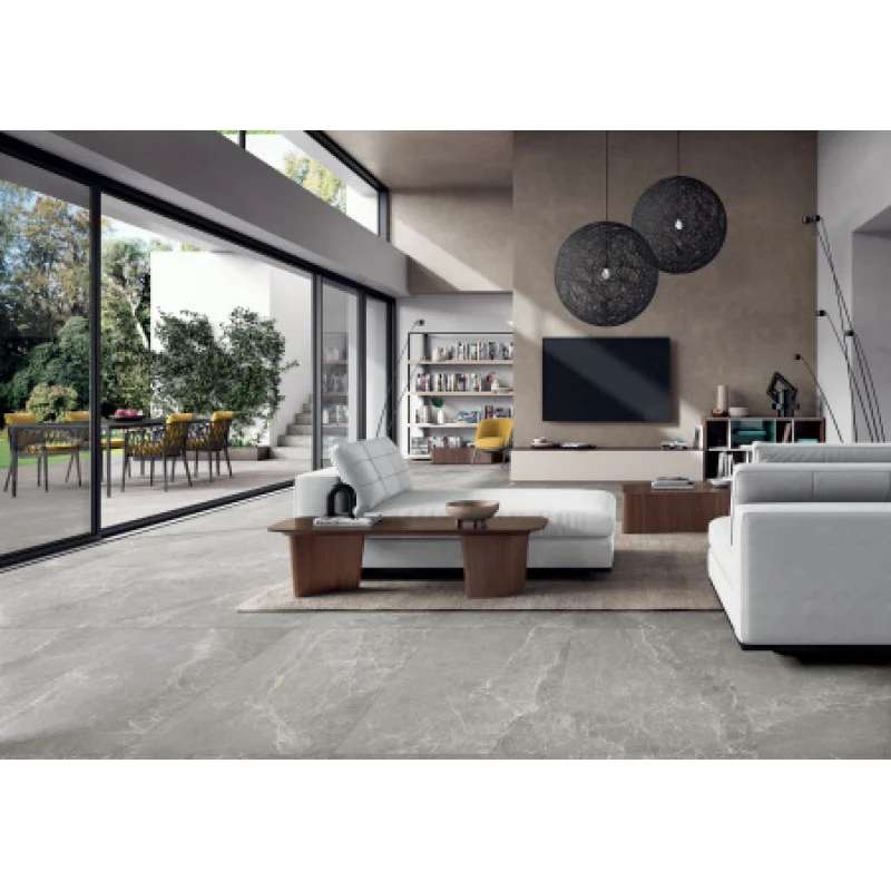 Плитка керамогранітна Blustyle Advantage Silver 1200х1200х9мм гладка/матова BG8AD30