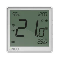 Интернет-термостат накладной Engo ZigBee 3.0.EONEBATW 932342633