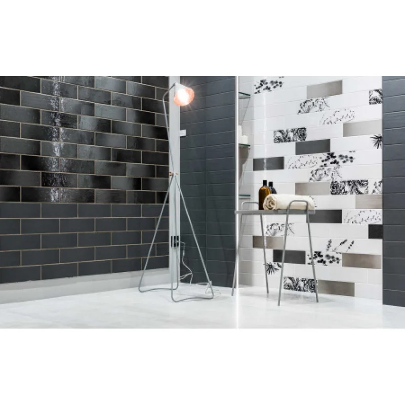 Плитка Iris Ceramica Aura Jet 100x300х7,5мм структурная/глянцевая, для стены 754946
