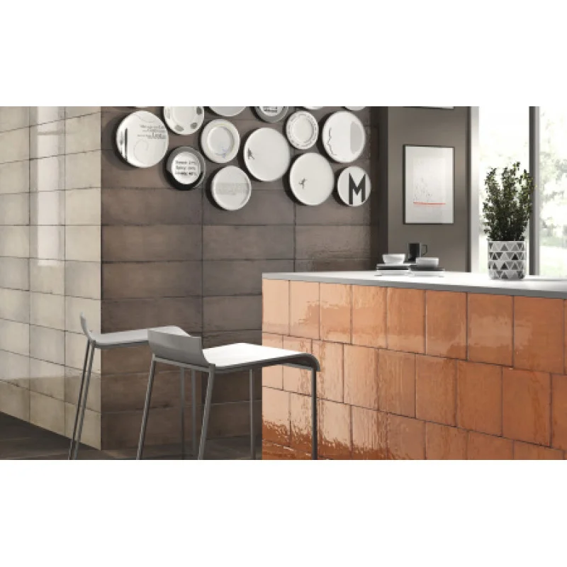 Плитка Iris Ceramica Maiolica Crema 100x300х7,5мм структурная/глянцевая, для стены 754989