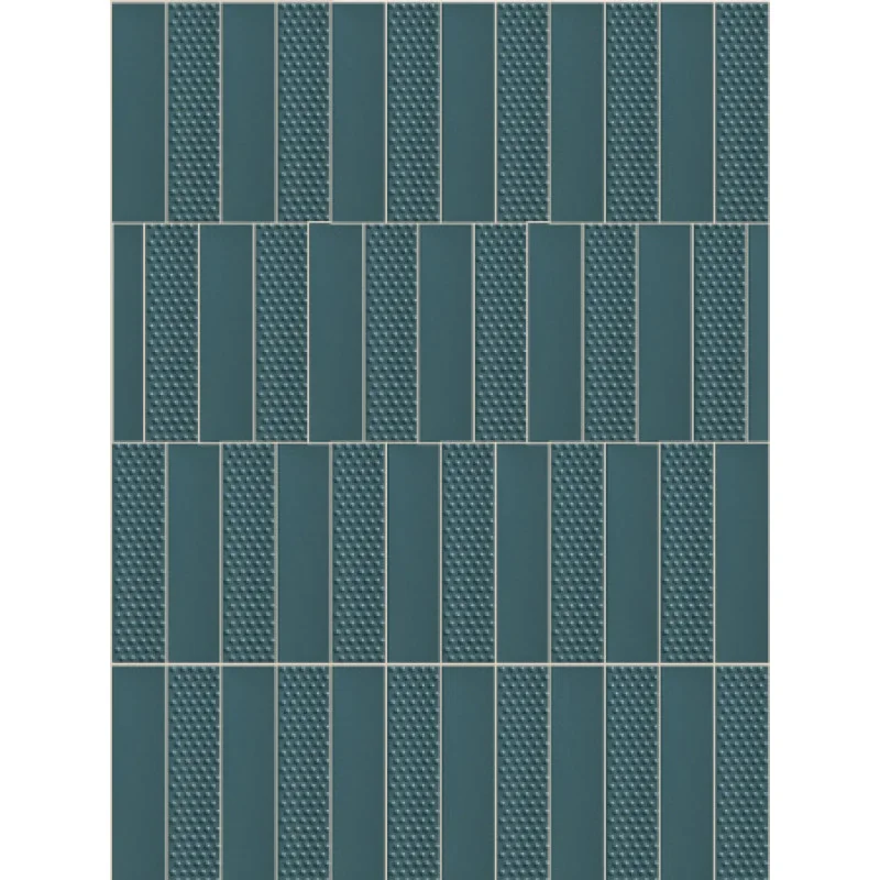 Плитка Sartoria Vibes Indaco Flat 62x250х8,5мм гладкая/матовая, для стены SAVIFL0562N