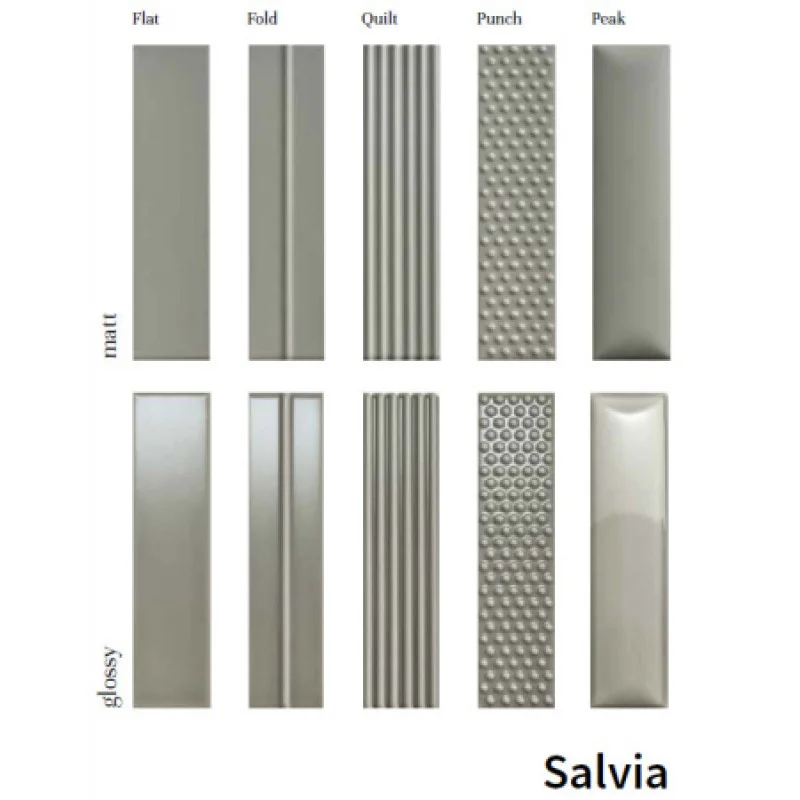 Плитка Sartoria Vibes Salvia, декор Fold 62x250х8,5мм структурная/глазурованая, для стены SAVIFO0262G