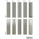 Плитка Sartoria Vibes Salvia, декор Fold 62x250х8,5мм структурная/глазурованая, для стены SAVIFO0262G