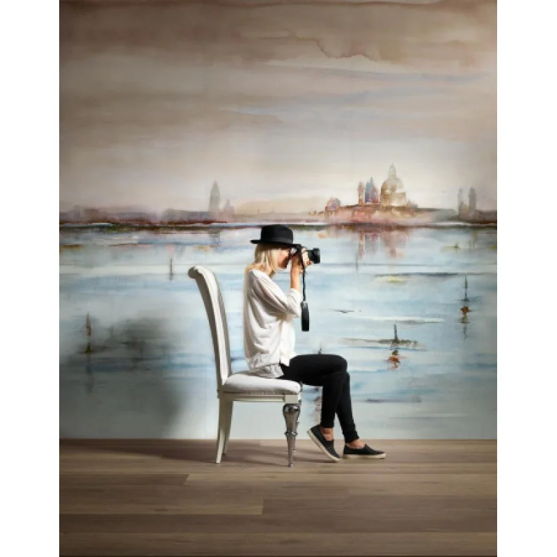 Плитка керамогранитная Cottodeste Wonderwall декор Venice C 1000x3000х3,5мм Kerlite, гладкая/матовая EG7WP62
