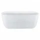 Ванна акриловая Hatria Vasche BT 03 170x78x60 см белый/Cemento 07Y8AH25