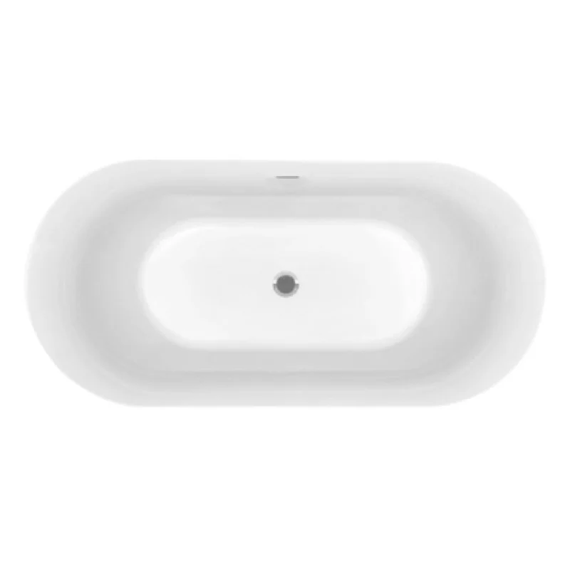 Ванна акрилова Hatria Vasche BT 01 170x78x60 см білий/Avorio 12Y7AX25