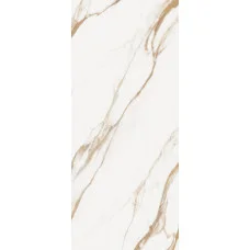 Плитка керамогранітна Refin Prestigio Calacatta oro 1200x2780х6мм гладка/полірована RA36