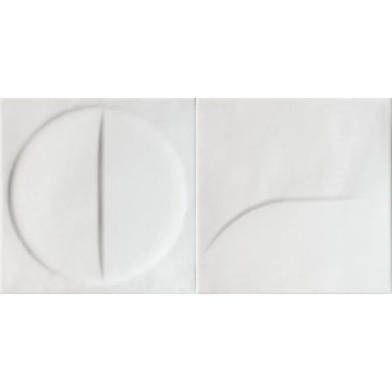 Плитка Iris Ceramica Bottega d`arte, декор Motivi Bianco 150x150х10мм структурная/матовая, для стены 511011