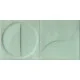 Плитка Iris Ceramica Bottega dʻarte, декор Motivi Turchese 150x150х10мм структурна/матова, для стіни 511019
