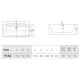 Ванна акриловая Hatria Vasche BT 02 170x74x59 см белый/Avorio 12Y7AZ25