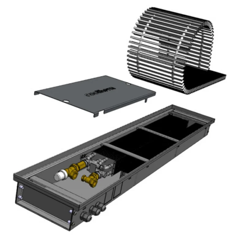 Внутрішньопідлоговий конвектор Cooltherm Ventherm 2250/200/80 V-2250.200.80-P.С.