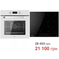 Комплект бытовой техники Teka (духовой шкаф Easy HCB 6535 белый + варочная поверхность Easy IBC 64100 S)
