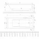 Ванна акрилова Radaway Emmi EM-170x075